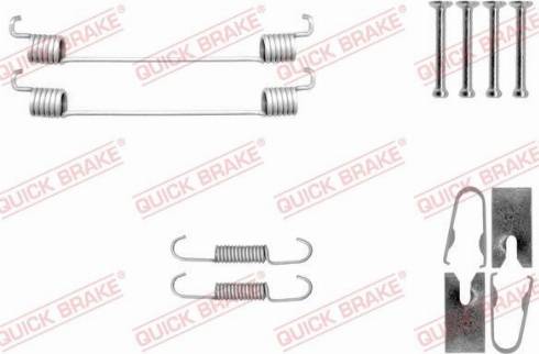 OJD Quick Brake 105-0040 - Комплектуючі, барабанний гальмівний механізм avtolavka.club