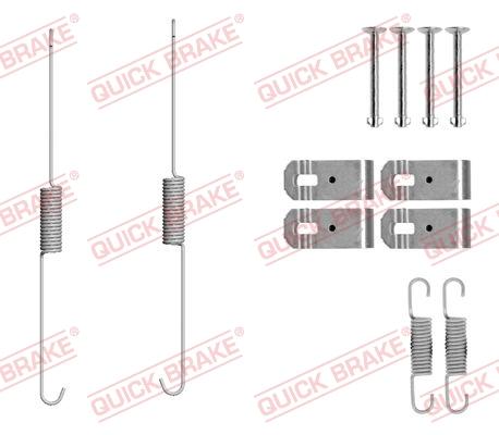 OJD Quick Brake 105-0888 - Комплектуючі, барабанний гальмівний механізм avtolavka.club