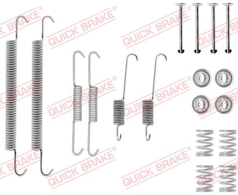 OJD Quick Brake 1050757 - Комплектуючі, барабанний гальмівний механізм avtolavka.club