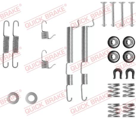 OJD Quick Brake 1050765 - Комплектуючі, барабанний гальмівний механізм avtolavka.club