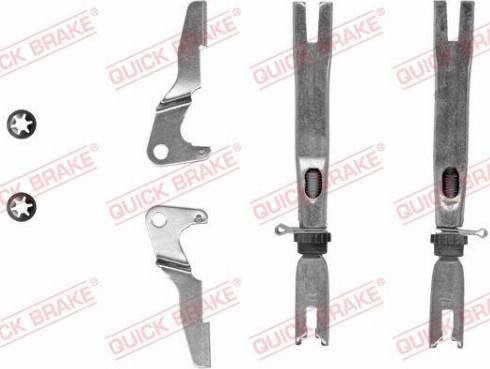 OJD Quick Brake 102 53 010 - Гальмівні колодки, дискові гальма avtolavka.club