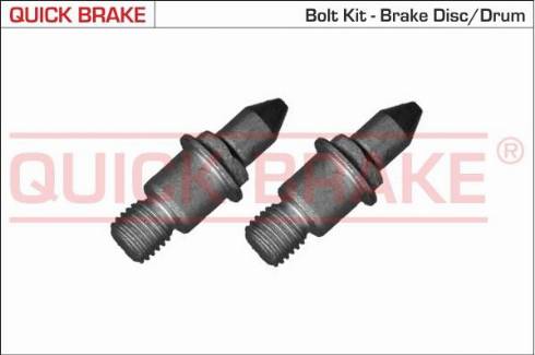 OJD Quick Brake 11677K - Болт, диск гальмівного механізму avtolavka.club