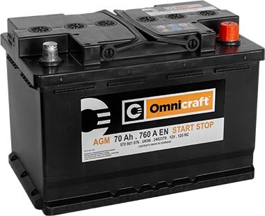 Omnicraft 2402379 - Стартерна акумуляторна батарея, АКБ avtolavka.club