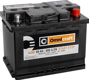 Omnicraft 2402377 - Стартерна акумуляторна батарея, АКБ avtolavka.club