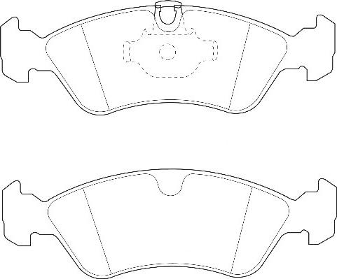 Omnicraft 2134998 - Гальмівні колодки, дискові гальма avtolavka.club