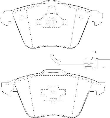 Omnicraft 2134992 - Гальмівні колодки, дискові гальма avtolavka.club