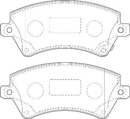 Omnicraft 2135146 - Гальмівні колодки, дискові гальма avtolavka.club