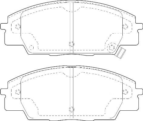 Omnicraft 2135188 - Гальмівні колодки, дискові гальма avtolavka.club