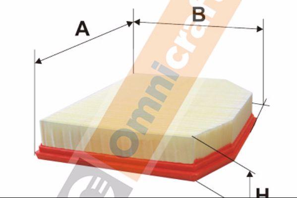 Omnicraft 2441400 - Повітряний фільтр avtolavka.club