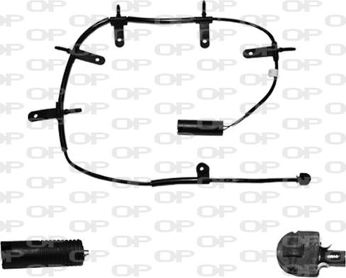 Open Parts AK3095.00 - Сигналізатор, знос гальмівних колодок avtolavka.club