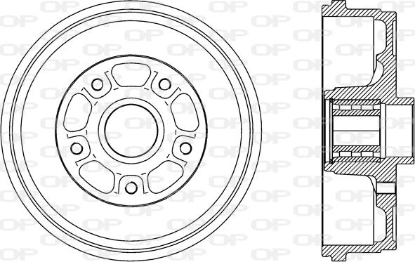 Open Parts BAD9092.31 - Гальмівний барабан avtolavka.club