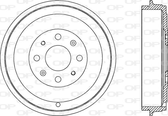 Open Parts BAD9066.10 - Гальмівний барабан avtolavka.club