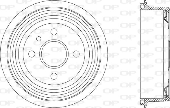 Open Parts BAD9018.20 - Гальмівний барабан avtolavka.club