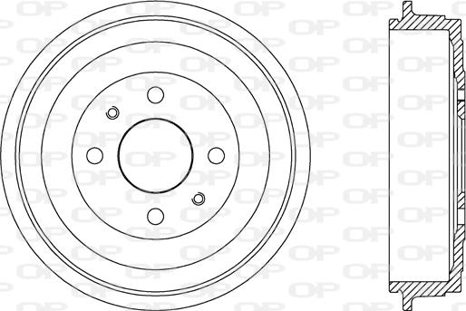 Open Parts BAD9089.10 - Гальмівний барабан avtolavka.club