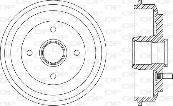 Open Parts BAD9072.30 - Гальмівний барабан avtolavka.club