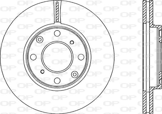 Open Parts BDA1919.20 - Гальмівний диск avtolavka.club