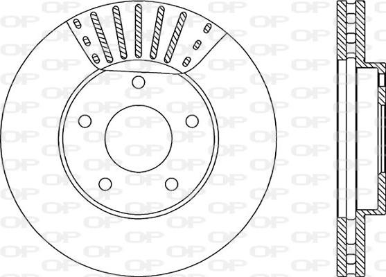 Open Parts BDA1986.20 - Гальмівний диск avtolavka.club