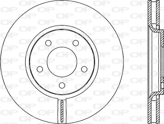 Open Parts BDA1981.20 - Гальмівний диск avtolavka.club