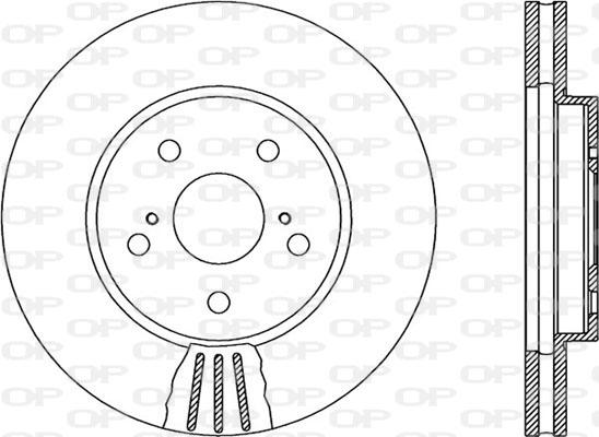 Open Parts BDA1982.20 - Гальмівний диск avtolavka.club