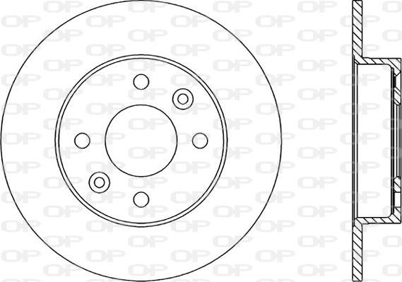 Open Parts BDA1447.10 - Гальмівний диск avtolavka.club