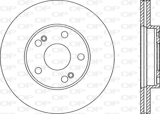 Open Parts BDA1465.20 - Гальмівний диск avtolavka.club