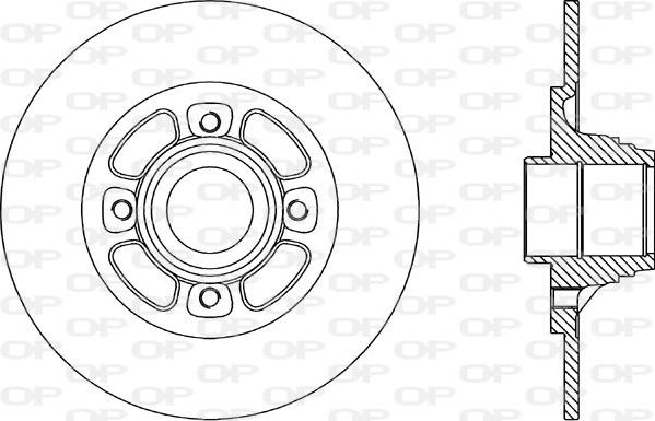 Open Parts BDA1463.10 - Гальмівний диск avtolavka.club