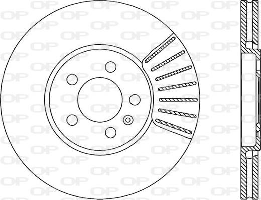 Open Parts BDA1591.20 - Гальмівний диск avtolavka.club