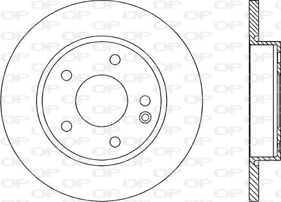 Open Parts BDA1699.10 - Гальмівний диск avtolavka.club