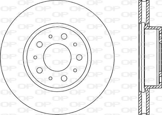 Open Parts BDA1611.20 - Гальмівний диск avtolavka.club