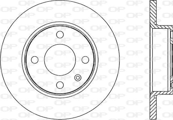 Open Parts BDR1670.10 - Гальмівний диск avtolavka.club