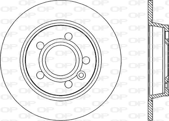 Open Parts BDA1677.10 - Гальмівний диск avtolavka.club