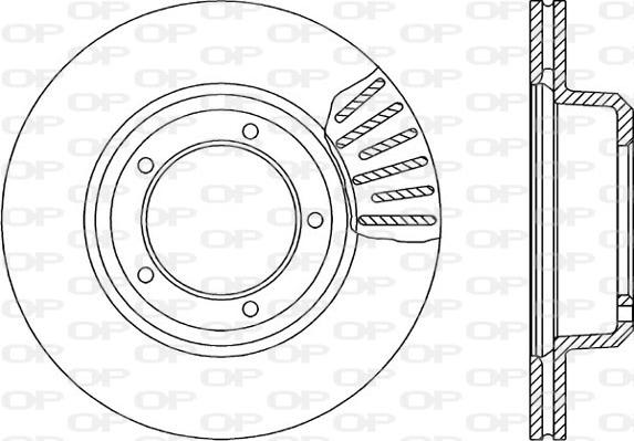 Open Parts BDA1064.20 - Гальмівний диск avtolavka.club