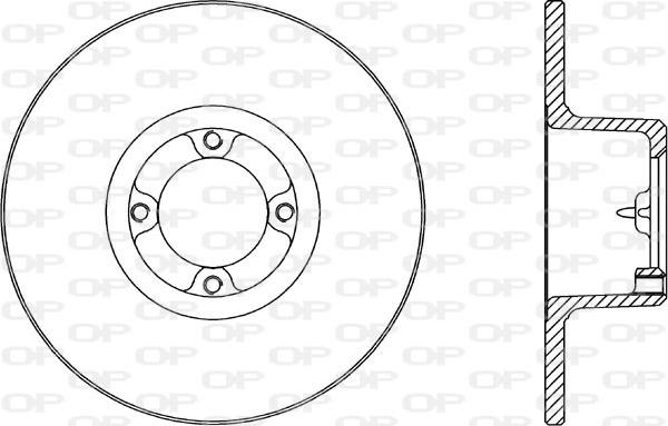 Open Parts BDA1060.10 - Гальмівний диск avtolavka.club