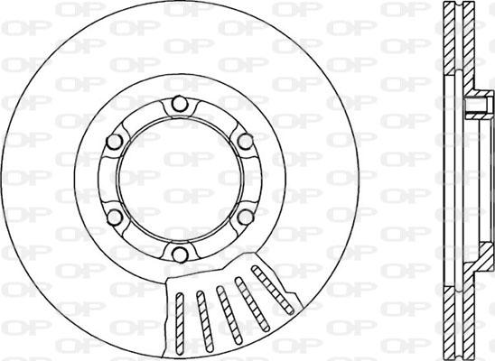 Open Parts BDA1067.20 - Гальмівний диск avtolavka.club