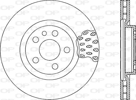 Open Parts BDA1018.20 - Гальмівний диск avtolavka.club