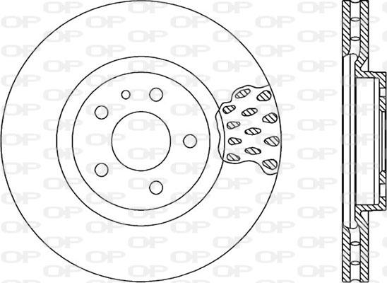 Open Parts BDA1017.20 - Гальмівний диск avtolavka.club