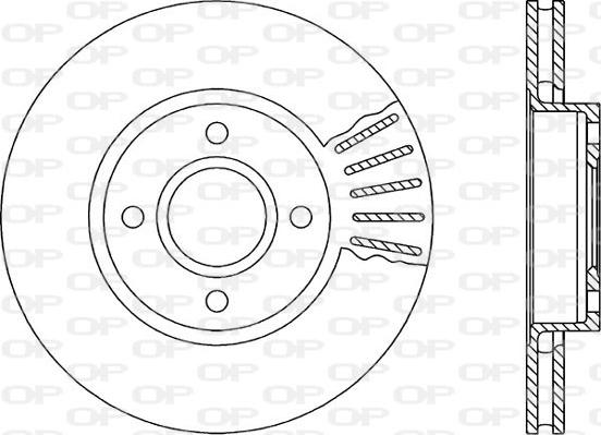 Open Parts BDA1190.20 - Гальмівний диск avtolavka.club