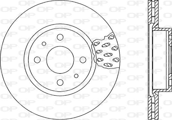 Open Parts BDA1147.20 - Гальмівний диск avtolavka.club