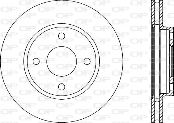 Open Parts BDA1184.20 - Гальмівний диск avtolavka.club