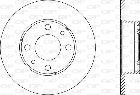 Open Parts BDA1131.10 - Гальмівний диск avtolavka.club