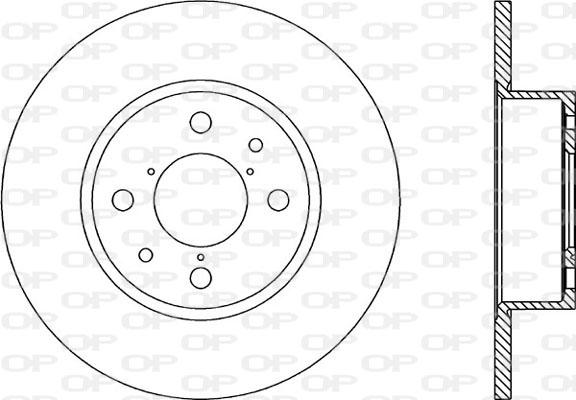 Open Parts BDA1137.10 - Гальмівний диск avtolavka.club