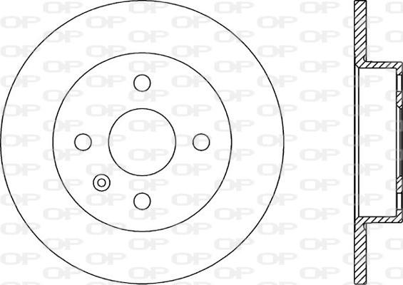 Open Parts BDA1896.10 - Гальмівний диск avtolavka.club