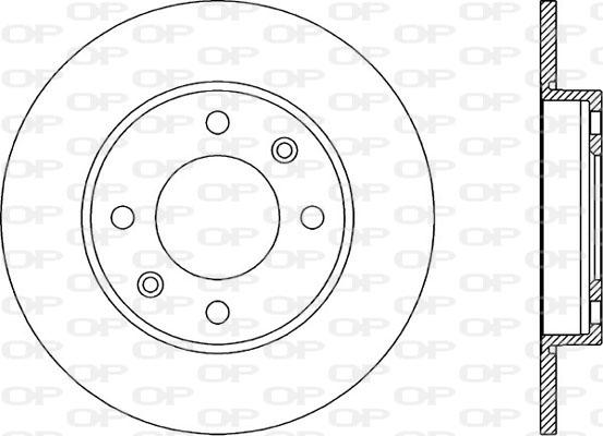 Open Parts BDA1893.10 - Гальмівний диск avtolavka.club