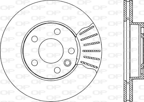 Open Parts BDA1843.20 - Гальмівний диск avtolavka.club