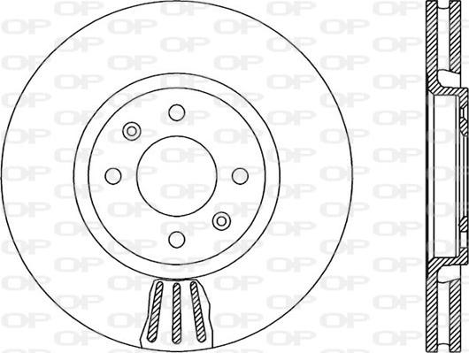 Open Parts BDA1865.20 - Гальмівний диск avtolavka.club