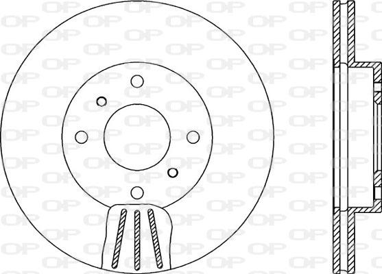 Open Parts BDA1885.20 - Гальмівний диск avtolavka.club