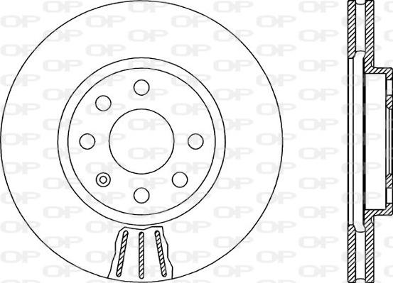 Open Parts BDA1880.20 - Гальмівний диск avtolavka.club