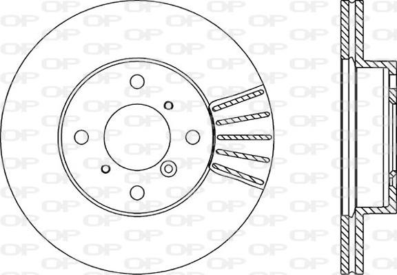 Open Parts BDA1823.20 - Гальмівний диск avtolavka.club