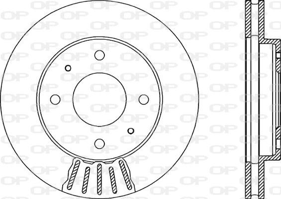 Open Parts BDA1870.20 - Гальмівний диск avtolavka.club