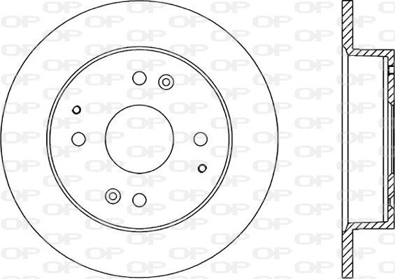 Open Parts BDA1214.10 - Гальмівний диск avtolavka.club